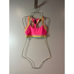 Honey Birdette Essential Rainbow Mesh Bra Top – XS – Limited Edition